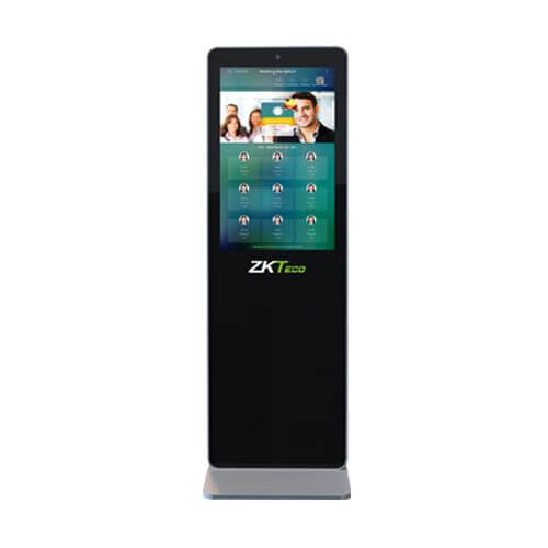 ZKTeco FaceKiosk-V32 Multipurpose Facial Recognition Terminal; FaceKiosk-V32, our multipurpose facial recognition smart device with android system and 32-inch touch screen in order to provide friendly and interactive user experience. The Android operating system brings you unlimited potential to formulate you solution and FaceKiosk-V32 which designed for simple installation also provided along with a wall mount,will always best-fit in the working environment. FaceKiosk-V32 can undergo further development and change into the best solution for time and attendance, access control, meeting assisting, self-service Kiosk. It can also change into an advertisement display panel, user may simply upload advertising photos and videos from USB drives. ZKTeco FaceKiosk-V32 Multipurpose Facial Recognition Terminal