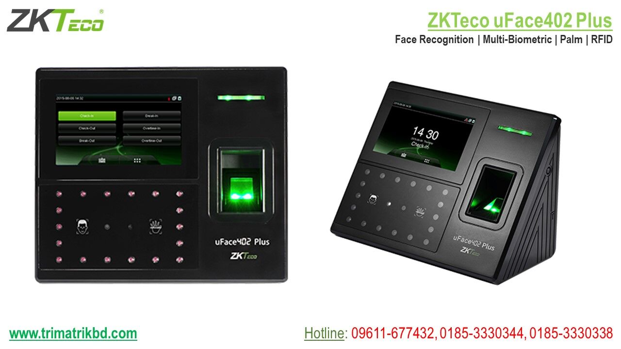 ZKTeco uFace 402 Plus in Bangladesh (2) ZKTeco uFace402 Plus BD | ZKTeco uFace402 Plus in Bangladesh